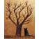 Pelcasa The Fox Tree Brown/Gold Poster 70x100cm
