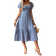 Shein Summer Floral Shirred Ruffle Hem Dress