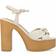 Journee Collection Women's Lorrica Platform Sandal Women's Shoes Beige 5.5M