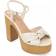 Journee Collection Women's Lorrica Platform Sandal Women's Shoes Beige 5.5M