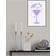 Pelcasa Ouiisomething Blue/White Poster 21x30cm