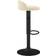 vidaXL Fløjl Cremefarvet Barstol 94cm