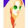 Pelcasa Hippie Girl Multicolor Poster 30x40cm