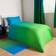 OHS Ombre Bedding Set Double Duvet Cover Blue, Green (200x200cm)