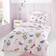RHS Butterfly Garden Fitted Bed Sheet Pink (190x135cm)