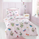RHS Butterfly Garden Fitted Bed Sheet Pink (190x135cm)