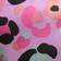 OHS Abstract Leopard Print Set Lilac Duvet Cover Black, Pink (198x137cm)