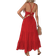 Shein Summer Holiday Solid Color Textured Backless Dress