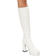 Shein Waterproof White FallWinter Boots For Women With Elastic Stretch High Heels