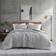 Kenneth Cole Serenity Wavy Lines Bedspread Gray (228.6x228.6cm)
