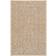 vidaXL Rug zizur 240x340 Jute Look Brown cm