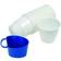 Multi Line Plastic Cups Mug Insert Bella Combi 21cl White 80-pack