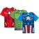 Marvel Boys pack avengers t-shirts kids captain america hulk iron man dress up tops