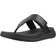 Fitflop F-Mode Go Adjustable Flatform Toe-Post Sandals - Svart
