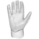 Bruce Bolt Chrome Series Short Cuff White Batting Glove White XLarge