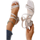 Shein Womens High Heel Sandals With Fairy Style Summer Beige Solid Color Open Toe Chunky Heel Ankle Strap Soft Sole Outside Wear