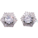 Shein Cubic Zirconia Decor Stud Earrings