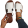 Shein New Open Toe Hollow Out Leather Flat Sandals For Women Comfortable Simple Round Toe Slides Casual Beach Slippers Plus Summer Shoes