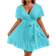 Shein Kleid in großen Größen mit Rüschensaum, Schmetterlingsärmeln und Gürtel