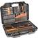 Terratek 246pc Combination Drill Bit Set, HSS Titanium Twist Drill bits, Masonry Drill Bits, Wood Drill Bits, Screwdriver Bits & Storage case