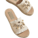Shein Women Rhinestone & Decor Espadrille Sandals, Vacation Beige Outdoor Straw Flat Sandals