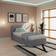 GFW Single Ottoman with Mattress - Grey Frame Bed