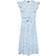 Vero Moda Vmpage S/L Long Wrap Dress - Airy Blue