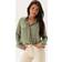 Selected Femme Slfviva LS Shirt Vetiver - Grön