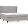 vidaXL mit Matratze 160x200 cm Hellgrau Boxspringbett