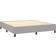 vidaXL Box Spring Con Colchón Tela 160 x 200 cm - Gris Cama Continental
