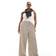 New Look Curve Wide Leg Trousers - Brown Stripe