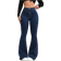 Shein Stück Lässig Straight Fit Schlagjeans mit Waschung