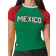 Shein WomenS Mexico Letter Print Slim Fit Round Neck Short Sleeve TShirt Summer