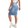 Shein Casual Distressed Hem Fitted Denim Skirt Summer