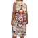 Shein Plus Womens Retro Floral Print Sleeveless Casual Dress