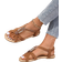 Shein Women Summer Flat Beaded Strap Sandals For Vacation Fashionable Summer