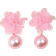 Shein Flower & Faux Pearl Drop Earrings