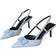 Shein New Arrival Womens Pointed Toe Shallow Mouth High Heels With Heels And Decorative Buckle