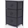 OHS Brooklyn 3 Fabric Cabinet Bedside Table 30x45cm