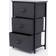 OHS Brooklyn 3 Fabric Cabinet Bedside Table 30x45cm
