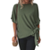 Shein Batwing Sleeve Knot Side Blouse