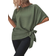 Shein Batwing Sleeve Knot Side Blouse