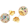 Shein Cubic Zirconia Decor Ball Design Stud Earrings