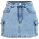 Shein Women Buttoned Denim Skirt With Pockets For Summer