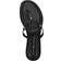 Tommy Hilfiger Women's Litzy Flat Slip On Logo Sandals Black 7.5M