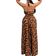 Shein Womens Summer Full Allover Print Halter Neck Dress With Side Slits And Open Back Sexy Style