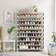 Tribesigns 10 Tiers Grey Shoe Rack 34x63.6"