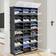 Winado 70.87-in H 12 Tier 40 Pair Black Plastic Organizer Shoe Rack 48x70.9"