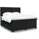 vidaXL mit Matratze 180x200 cm Schwarz Boxspringbett 180x200cm