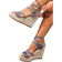 Shein New Style Womens Thick HighHeeled Wedges With Buckle Strap Fashionable And Versatile Waterproof Sandals For Daily Wear